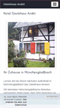 Mobile Screenshot of hotel-andre.de